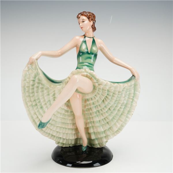 Keramos Wien Art Deco Glazed Ceramic Dancer Figurine
