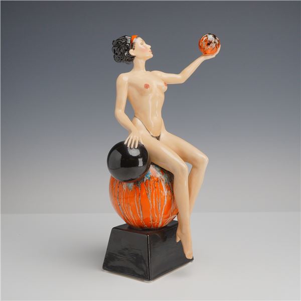 Peggy Davies Ceramics Artist Original Proof Figurine Isadora by John Michael