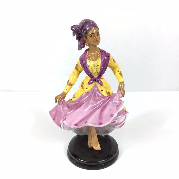 Royal Doulton Dancers of the World West Indian Dancer Figurine - Factory Proof Sample