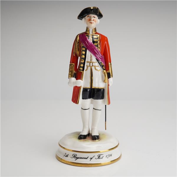 Michael Sutty Porcelain Figure 7th Regiment of Foot 1756