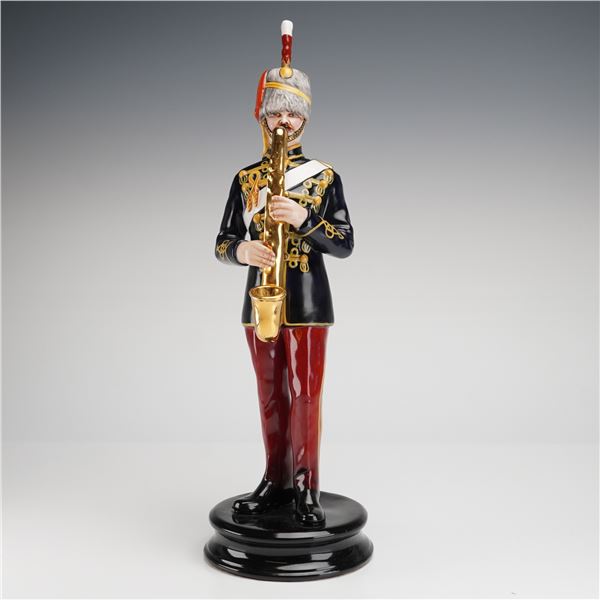 Michael Sutty Porcelain Figurine of an 11th Hussars Bandsman