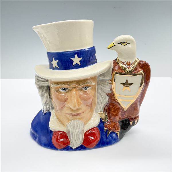 Royal Doulton Prototype Large Character Jug. Uncle Sam