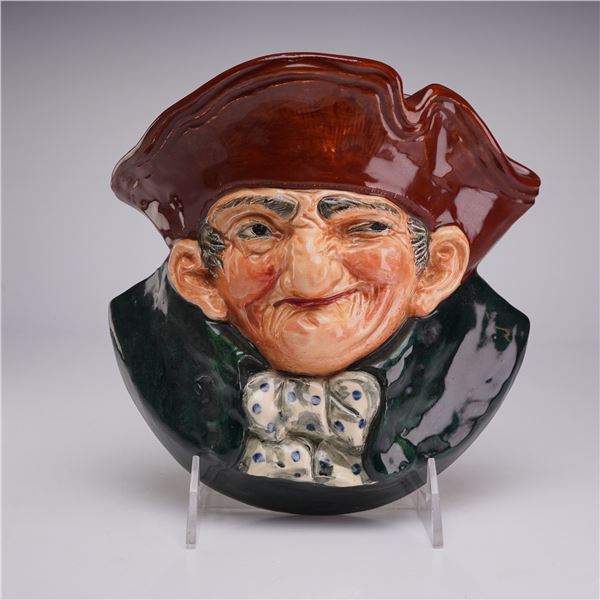 Royal Doultonx Ceramic Wall Pocket, Old Charley D6110