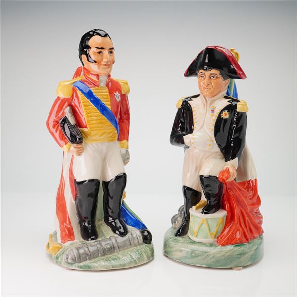 Two Kevin Francis Ceramics Limited Edition Toby Jugs, Duke of Wellington and Napoleon