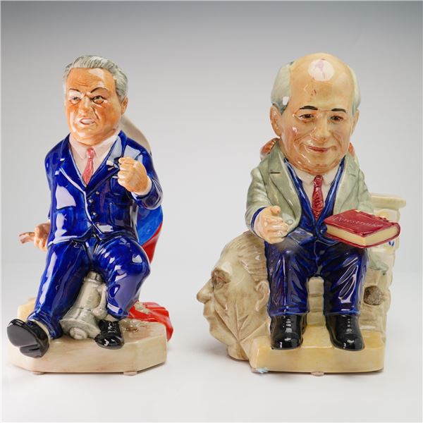 Two Kevin Francis Ceramics Limited Edition Toby Jugs, Boris Yeltsin and Mikhail Gorbachev