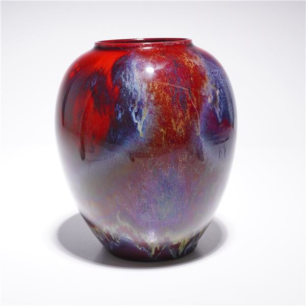 Royal Doulton by Charles Noke and Fred Allen Flambe Sung Fish Vase