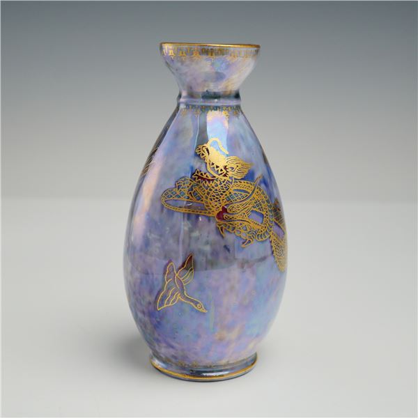 Wedgwood Dragon and Bird Luster Porcelain Vase