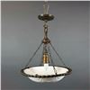 Image 1 : Wedgwood Neoclassical Porcelain Inverted Dome Hanging Lamp