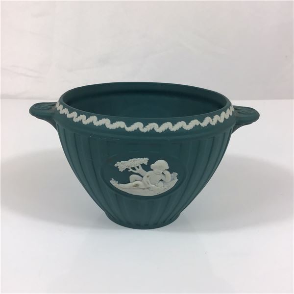 Wedgwood Spruce Green Jasperware Bacchus Bowl