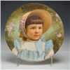 Image 1 : Wedgwood Hand-Painted Earthenware Wall Platter Signed F.A. Francois 1881