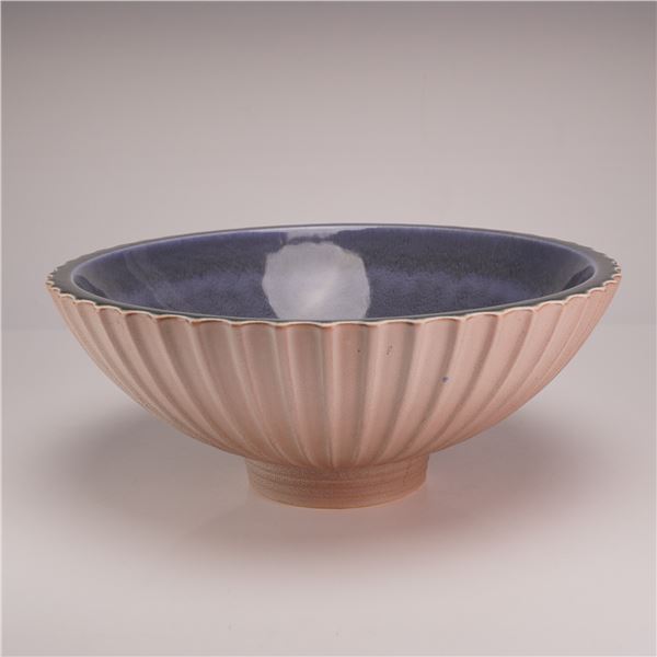 Wedgwood Norman Wilson Unique Ware Fluted Bowl