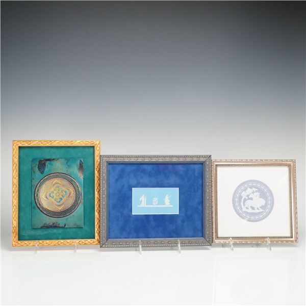Trio of Wedgwood Framed Art Designs