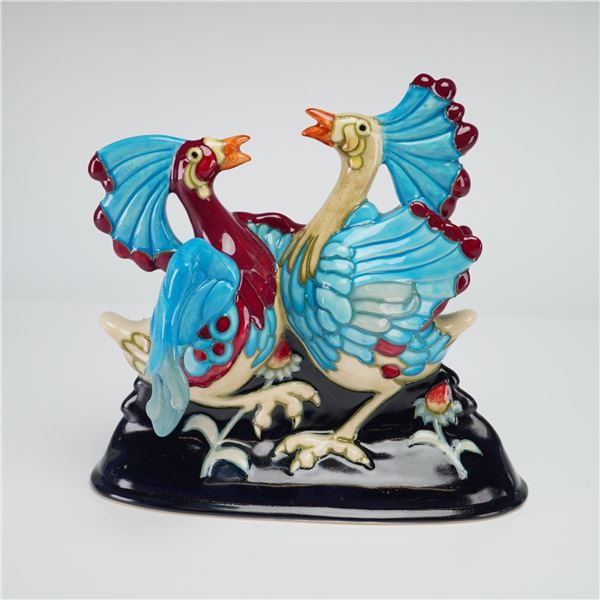 Moorcroft Pottery by Kerry Goodwin Figurine, Can Can Birds