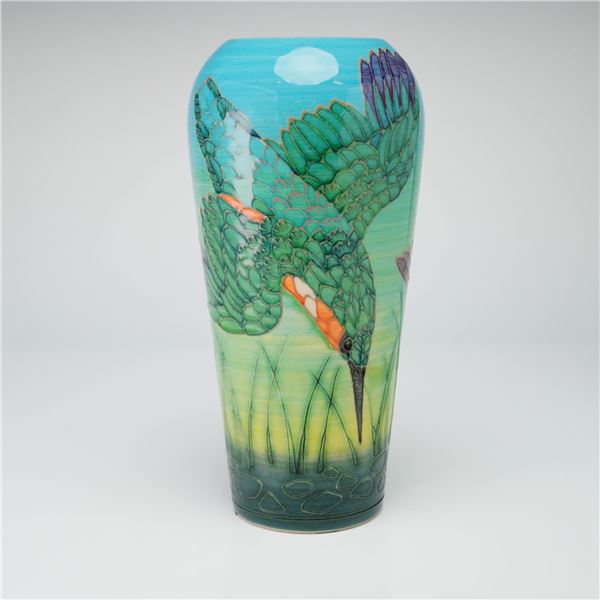 Dennis China Works Pottery by Sally Tuffin Kingfisher Vase