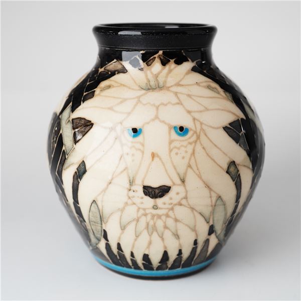 Sally Tuffin for Dennis China Works Miniature Vase, Lion
