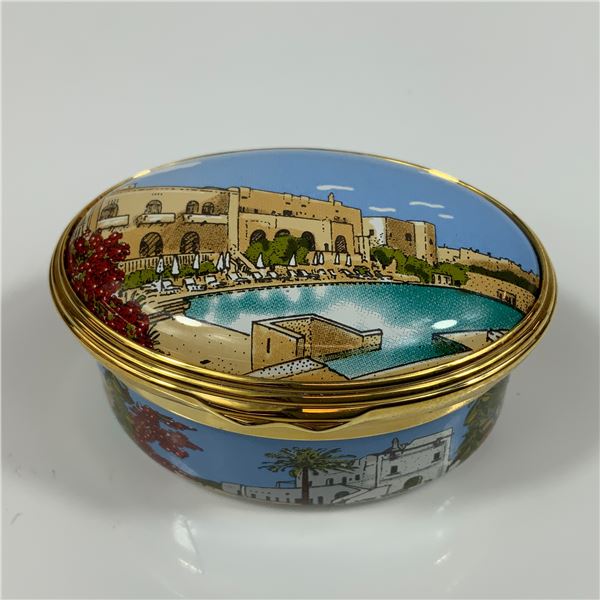 Halcyon Days for St. James's Place Enameled Treasure Box, Puglia 2018
