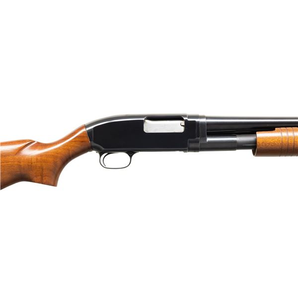 WINCHESTER M12 SLIDE ACTION SHOTGUN.