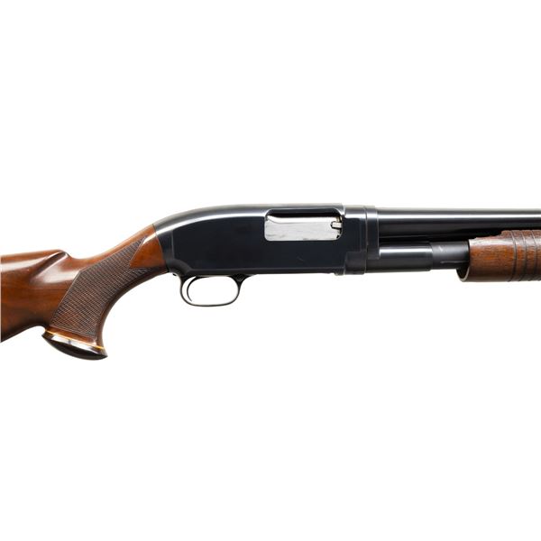 WINCHESTER M12 SLIDE ACTION SHOTGUN.