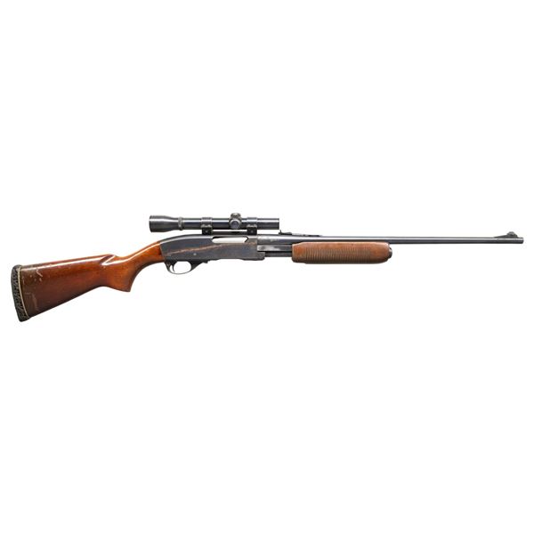 REMINGTON 760 GAMEMASTER SLIDE ACTION RIFLE.