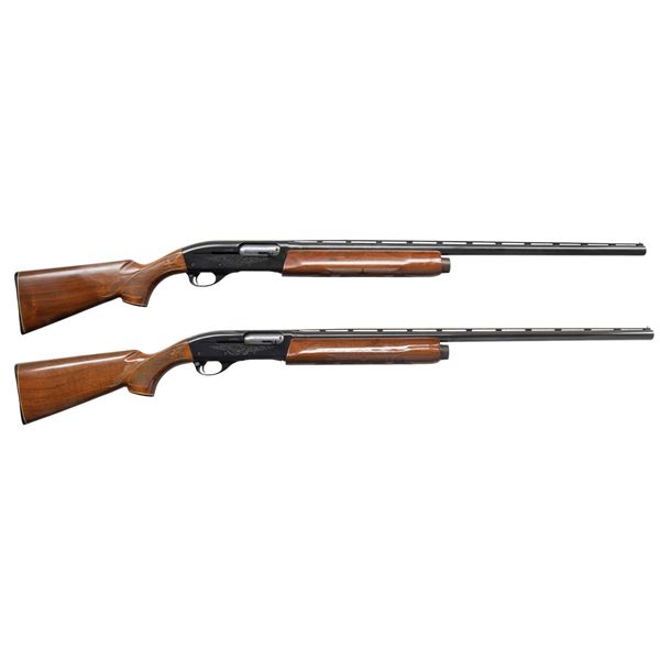2 REMINGTON 1100 SEMI AUTO SHOTGUNS.