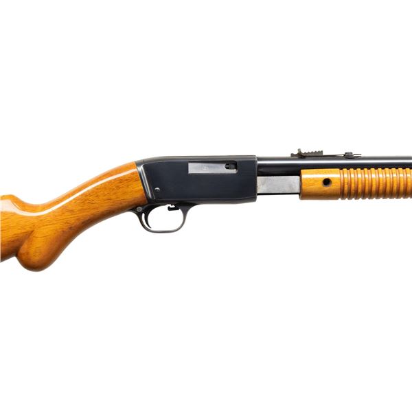 FN BROWNING TROMBONE MODEL PUMP ACTION RIFLE.