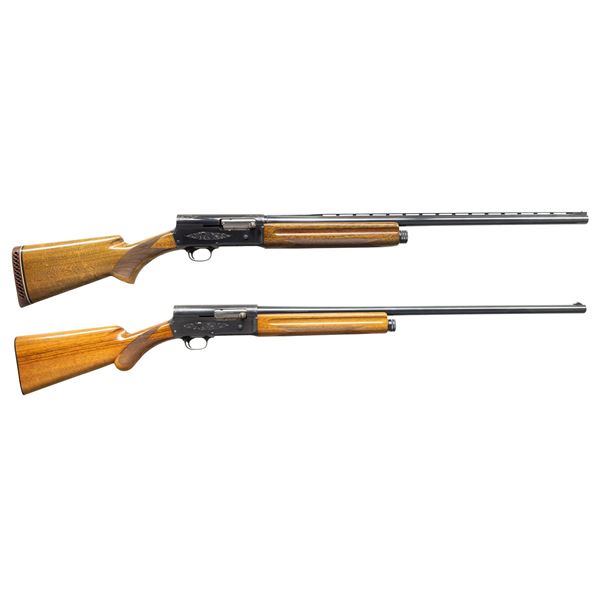 LOT OF 2 BELGIAN BROWNING A5 SEMI-AUTOMATIC