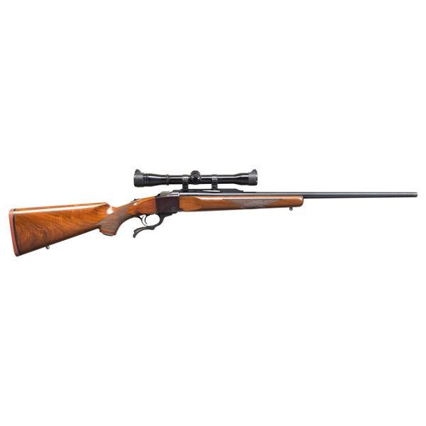 RUGER NO. 1-B SINGLE SHOT RIFLE.