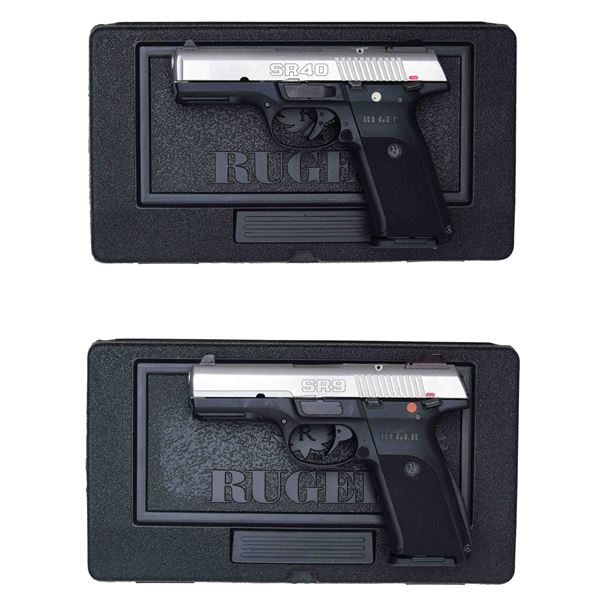 RUGER SR40 & SR9 SEMI AUTO PISTOLS.