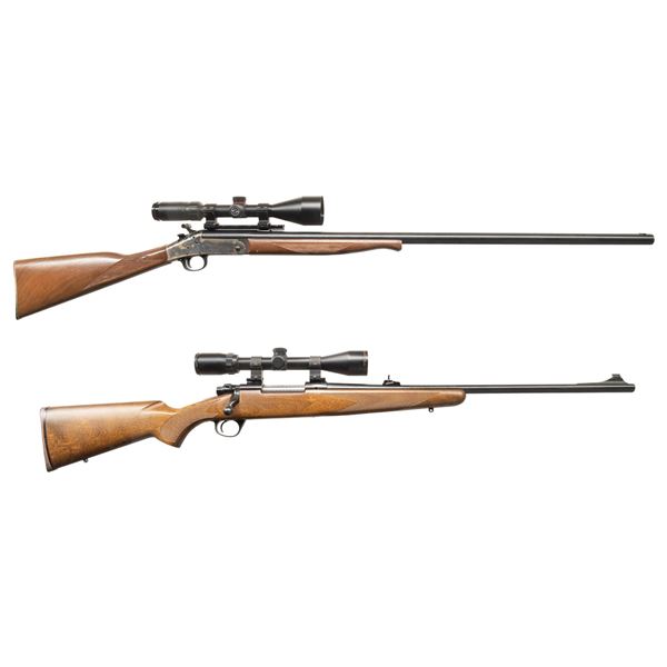 LOT OF TWO SPORTING RIFLES.
