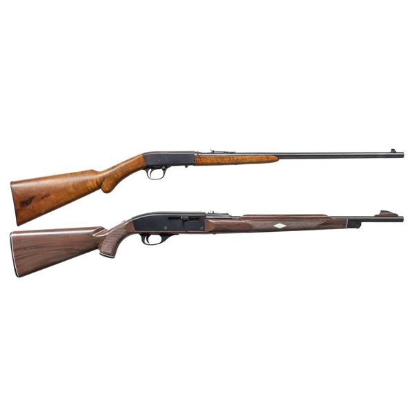 TWO 22 RIMFIRE SEMI-AUTO SPORTING RIFLES.