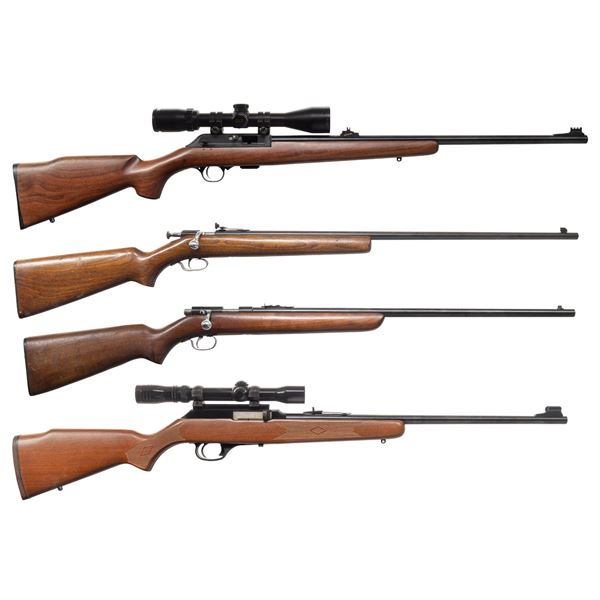 FOUR 22RF SPORTING RIFLES.