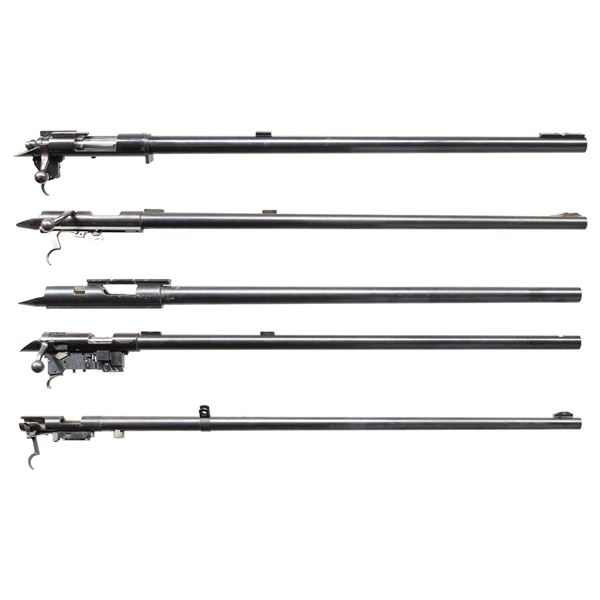 5 HEAVY BBL TARGET BARRELED RECEIVERS.