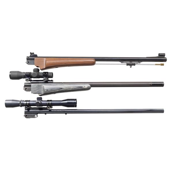 3 UNUSUAL BARRELS FOR T/C CONTENDER CARBINES.