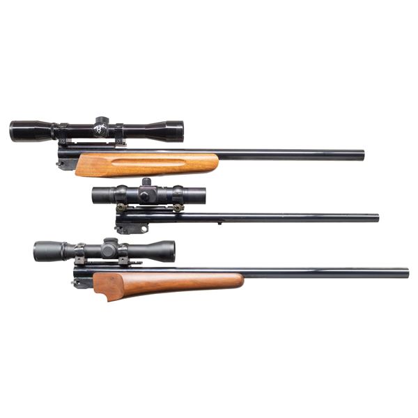 3 T/C CARBINE BARRELS; CUSTOM SHOP AND TCA .