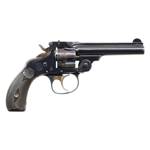 SMITH & WESSON 32 HE DA REVOLVER.