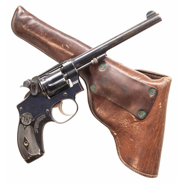 SMITH & WESSON 32 HE DA REVOLVER.