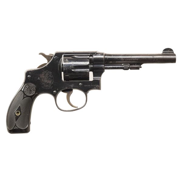 SMITH & WESSON 32 HE DA REVOLVER.