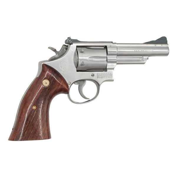 EARLY SMITH & WESSON COMBAT MAGNUM DA REVOLVER.