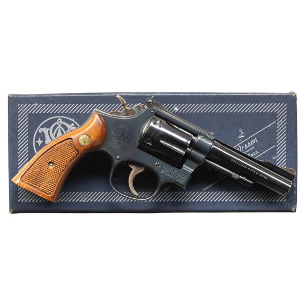 SMITH & WESSON MODEL 18-4 DA REVOLVER.