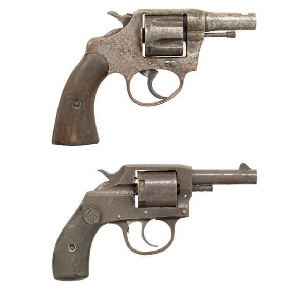 COLT & IVER JOHNSON DA REVOLVERS.