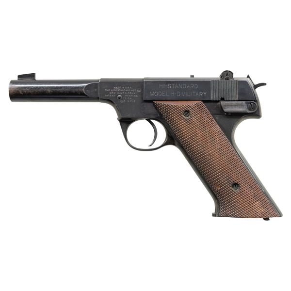 HIGH STANDARD HD MILITARY SEMI AUTO PISTOL.