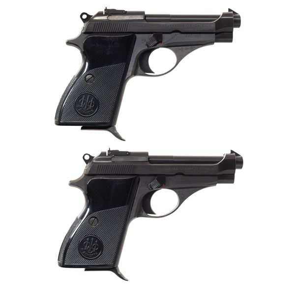 2 BERETTA 70S SEMI AUTO PISTOLS.