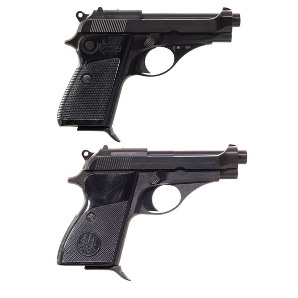 2 BERETTA SEMI AUTO PISTOLS.