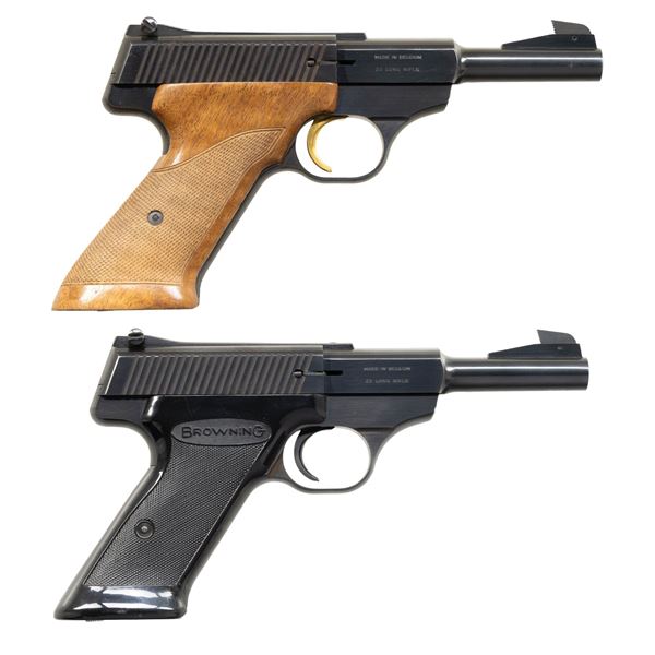 2 BROWNING NOMAD SEMI AUTO PISTOLS.