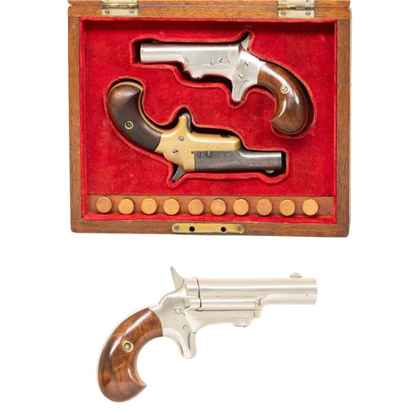 CASED PAIR OF COLT THIRD MODEL THUER DERRINGERS.