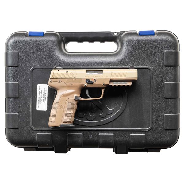 FN FIVE-SEVEN MK2P FDE SEMI AUTO PISTOL WITH CASE.