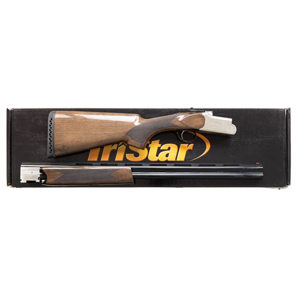 TRISTAR SETTER S/T O/U SHOTGUN WITH MATCHING BOX.