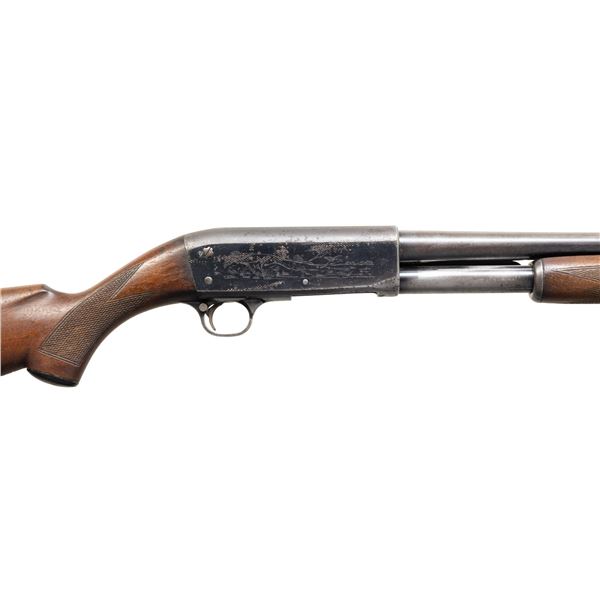 20 GA., ITHACA MODEL 37 PUMP SHOTGUN.