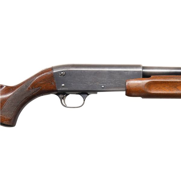 ITHACA M37 FEATHERLIGHT SLIDE ACTION SHOTGUN.