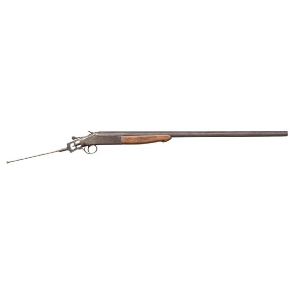 2 SINGLE BARREL SHOTGUNS.